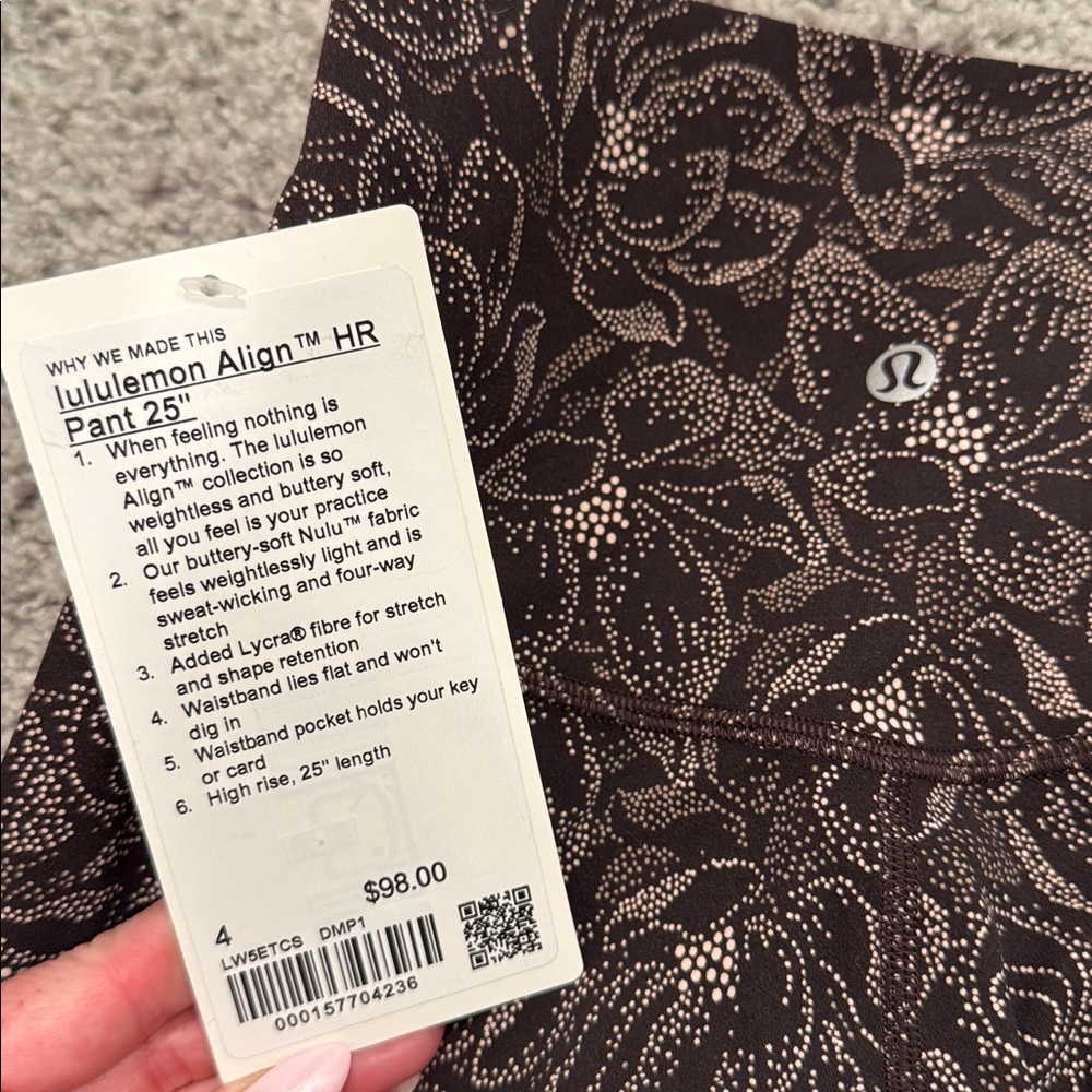 Align pant 25” size 4 - Picture 3 of 4